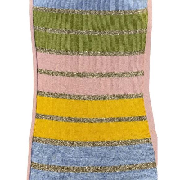 LoveShackFancy Kaiden Cotton Linen Blend Pants Pastel Rainbow Sz S NWT - Picture 5 of 8